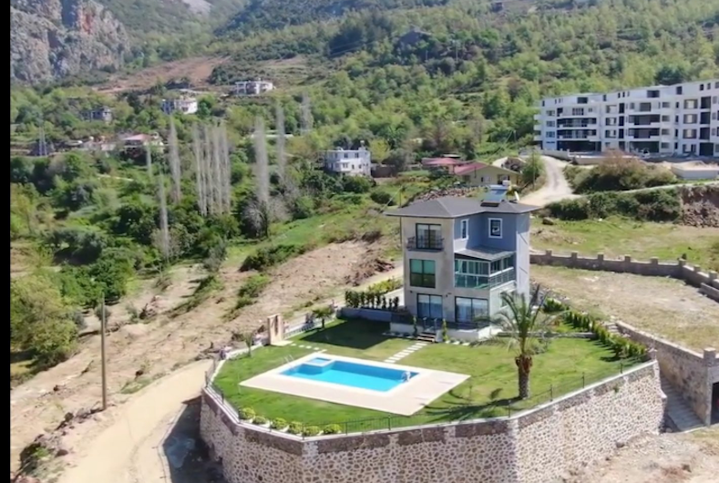 (English) Sea View Villa Alanya for Sale MD87