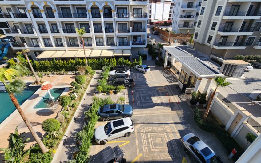 Апартаменты 1+1 в полностью оборудованном гостиничном комплексе.